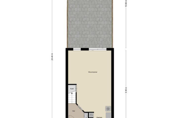 Plattegrond – Rolklaverpad 35, Almere