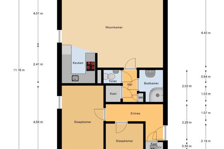 Plattegrond – Romeinenplein 49, Landgraaf