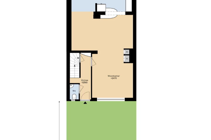 Plattegrond – Röntgenstraat 36, Heerlen