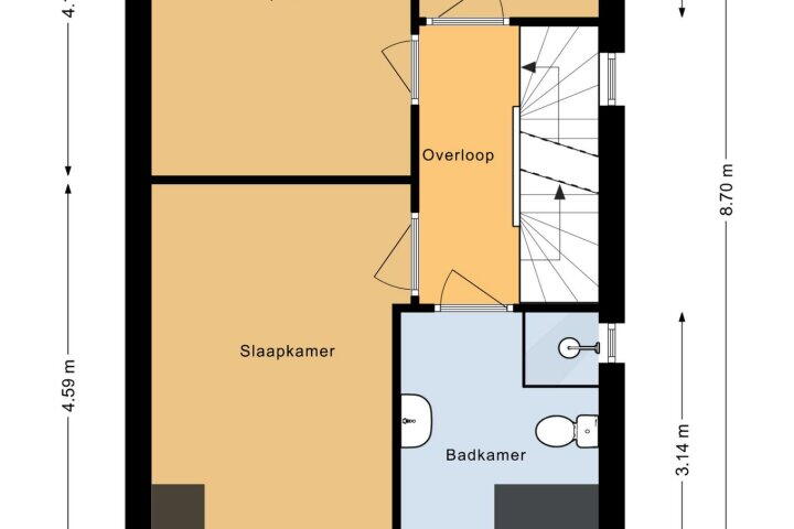 Plattegrond – Roodeswerf 37, Hensbroek
