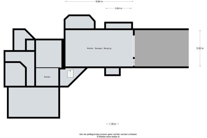 Plattegrond – Roomsterweg 9, Leek