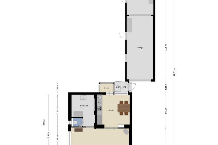 Plattegrond – Roosendaalseweg 109, Kruisland