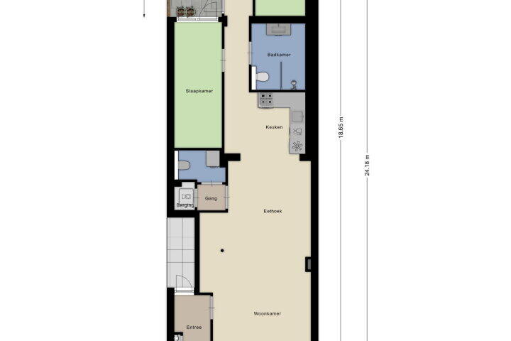 Plattegrond – Roostenlaan 140, Eindhoven