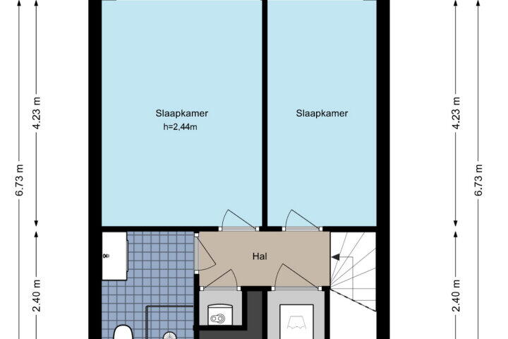 Plattegrond – Rosa Spierlaan 22, Amstelveen