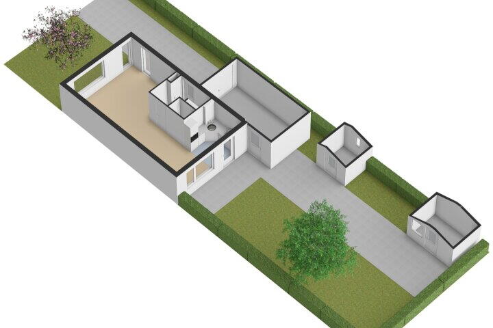 Plattegrond – Rosenburglaan 263, Vlissingen