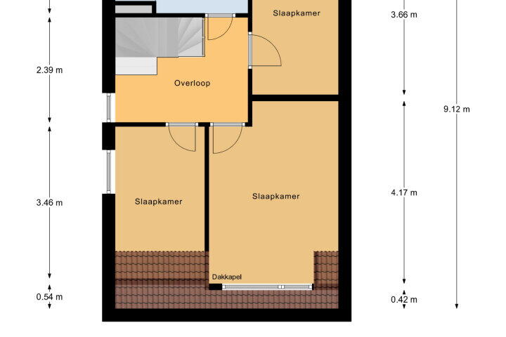 Plattegrond – Rosenburglaan 263, Vlissingen
