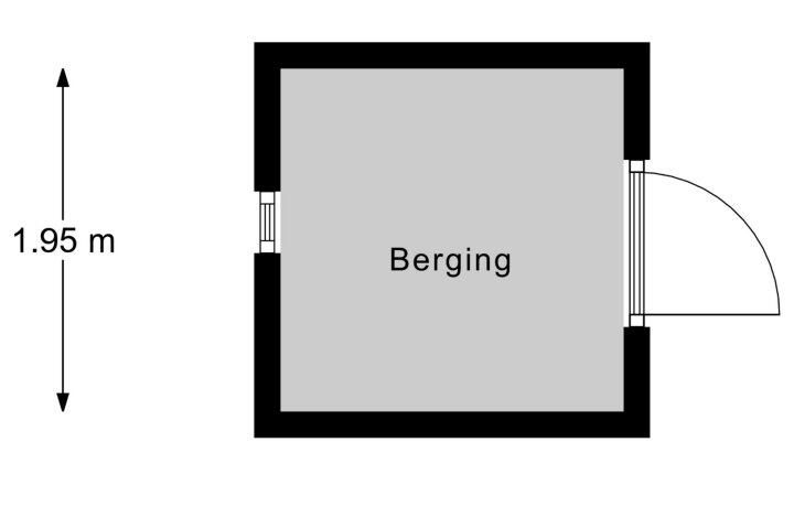Plattegrond – Rosenburglaan 263, Vlissingen
