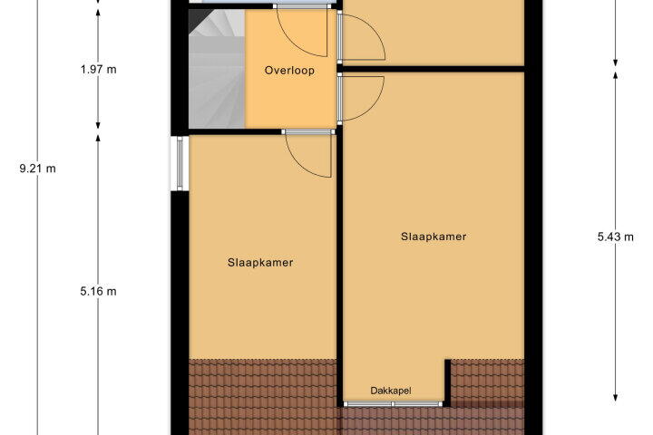 Plattegrond – Rosenburglaan 275, Vlissingen