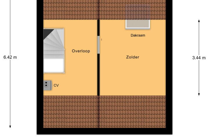 Plattegrond – Rosenburglaan 275, Vlissingen