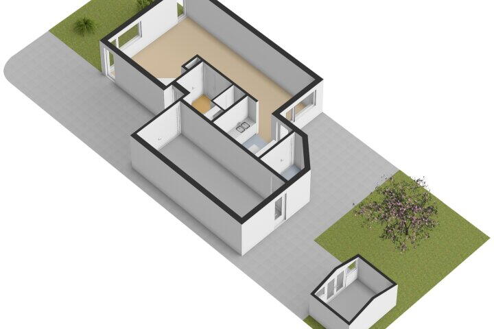 Plattegrond – Rosenburglaan 287, Vlissingen
