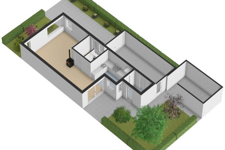 Plattegrond – Rosenburglaan 38, Vlissingen
