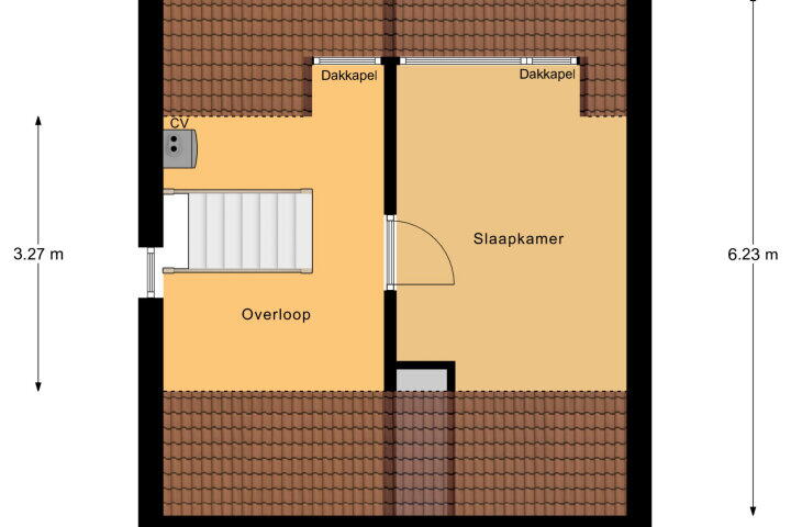 Plattegrond – Rosenburglaan 38, Vlissingen
