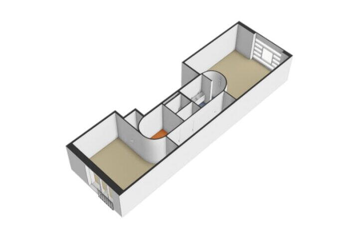 Plattegrond – Rozengracht 221 A, Amsterdam