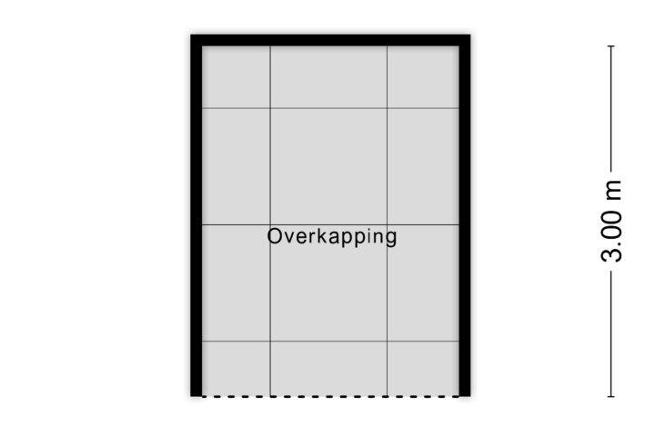 Plattegrond – Rozenlaan 1, Boskoop