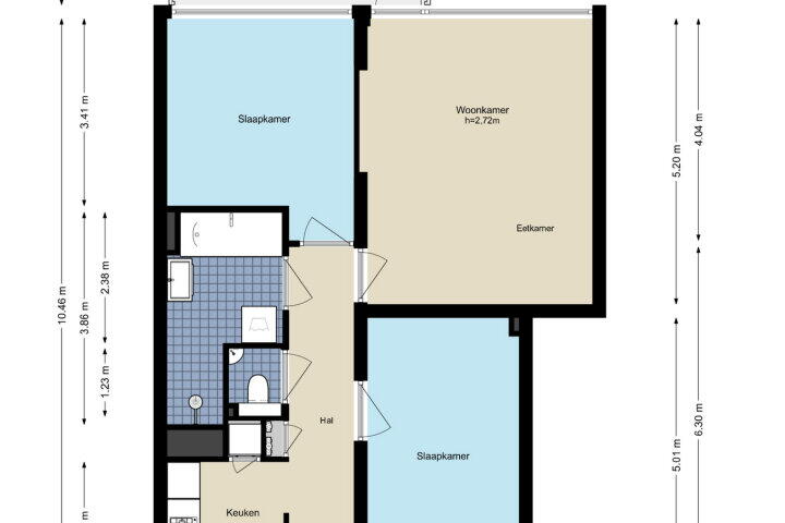 Plattegrond – Rozenoord 133, Amstelveen