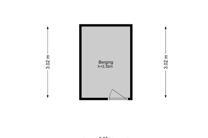 Plattegrond – Rozenoord 35, Amstelveen