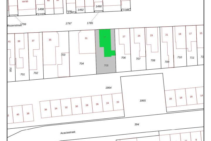 Plattegrond – Rozenstraat 29, Steenwijk