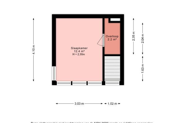 Plattegrond – Rozentuin 252, Voorburg