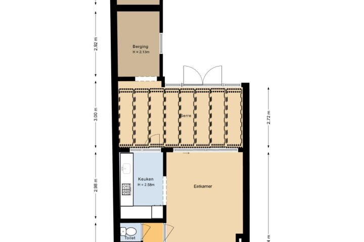 Plattegrond – Rubensstraat 25, Breda