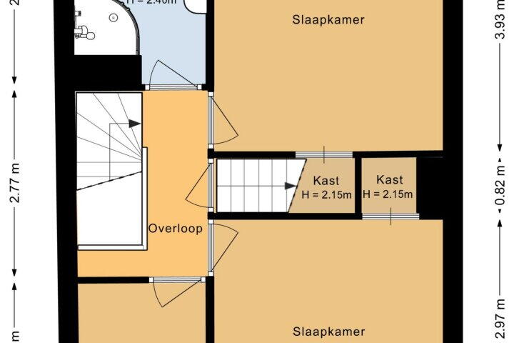 Plattegrond – Rubensstraat 25, Breda