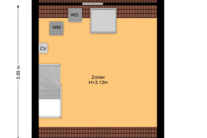 Plattegrond – Ruimtebaan 305, Zoetermeer