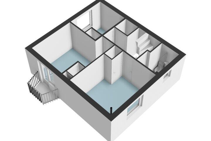 Plattegrond – Ruischenstein 9, Amstelveen