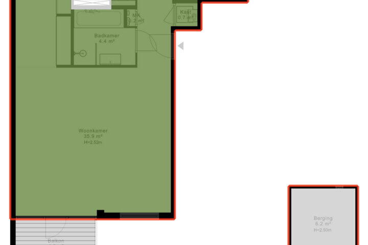 Plattegrond – Rupelmonde 34, Amsterdam