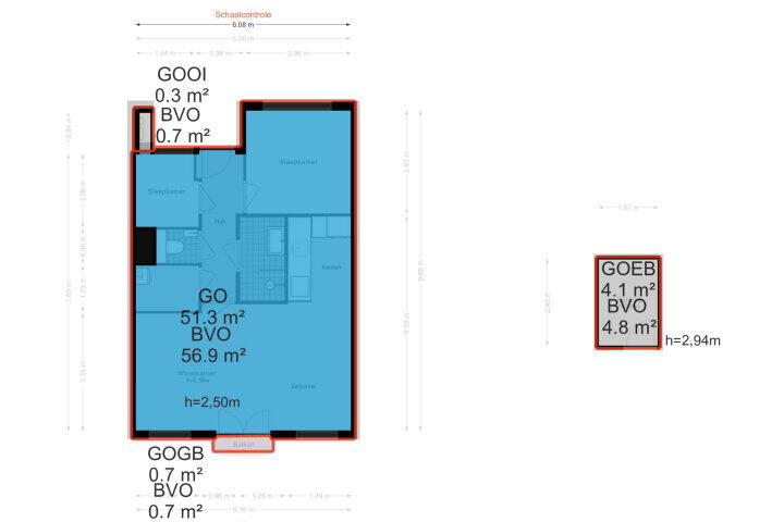 Plattegrond – Rustenburgerstraat 144 A 12, Amsterdam