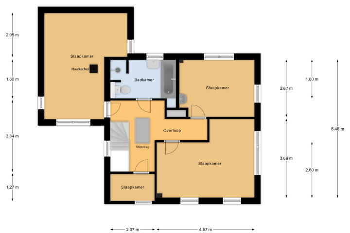 Plattegrond – Sabalaan 2, Vlissingen