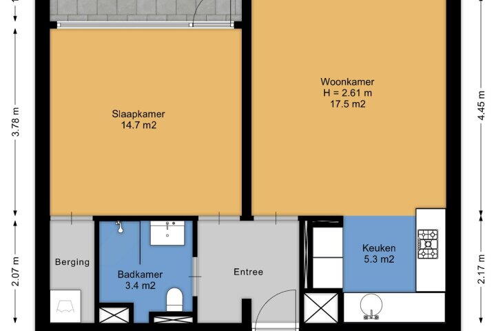 Plan – Saffierstraat 27, Alphen aan den Rijn