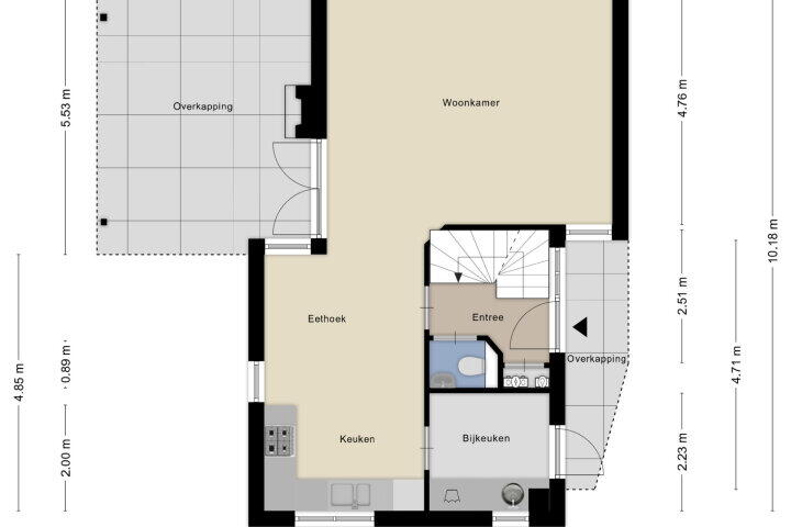 Plattegrond – Salesdreef 3 C WN03, Oosterhout