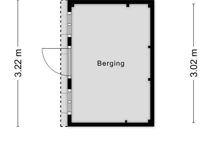 Plattegrond – Saltshof 1243, Wijchen