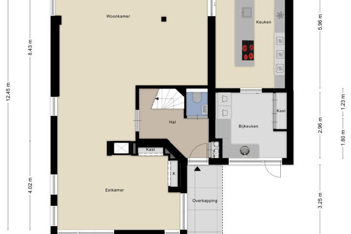 Plattegrond – Saltshof 3003, Wijchen