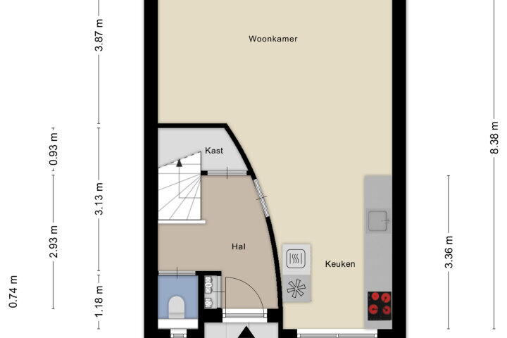 Plattegrond – Saltshof 3305, Wijchen