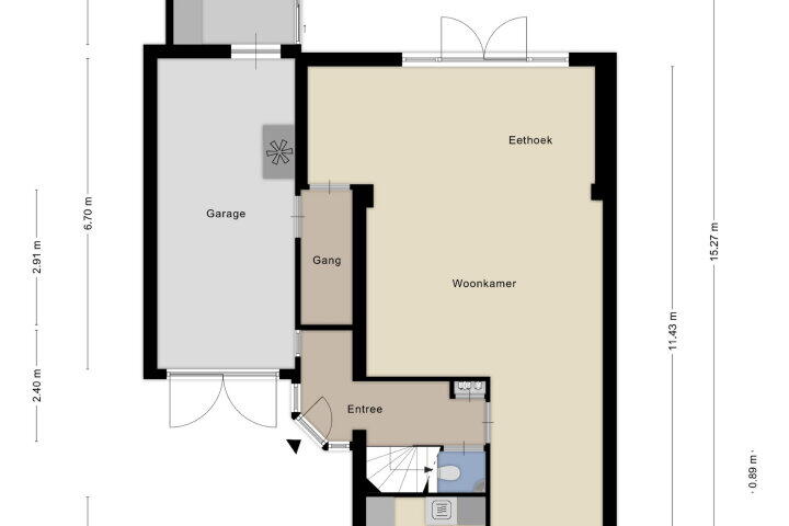 Plattegrond – Saltshof 3316, Wijchen