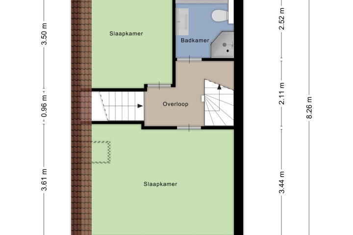 Plattegrond – Saltshof 3424, Wijchen