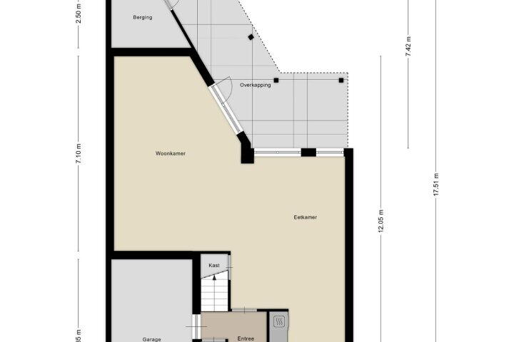 Plattegrond – Saltshof 3478, Wijchen