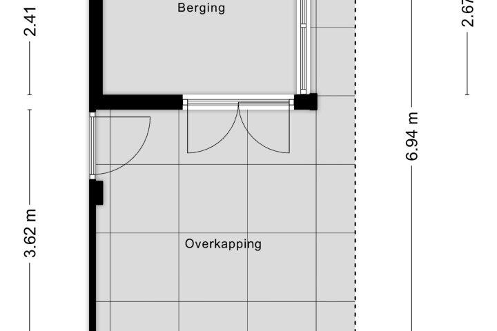 Plattegrond – Saltshof 3610, Wijchen