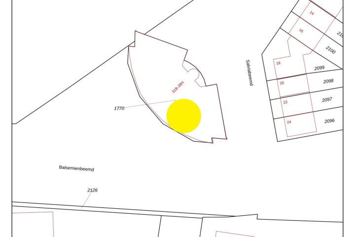 Plattegrond – Salviabeemd 35 B, Maastricht