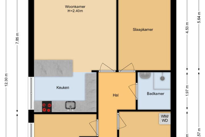 Plattegrond – Samanthagang 30, Zoetermeer