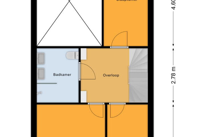 Plattegrond – Samoastraat 52, Almere