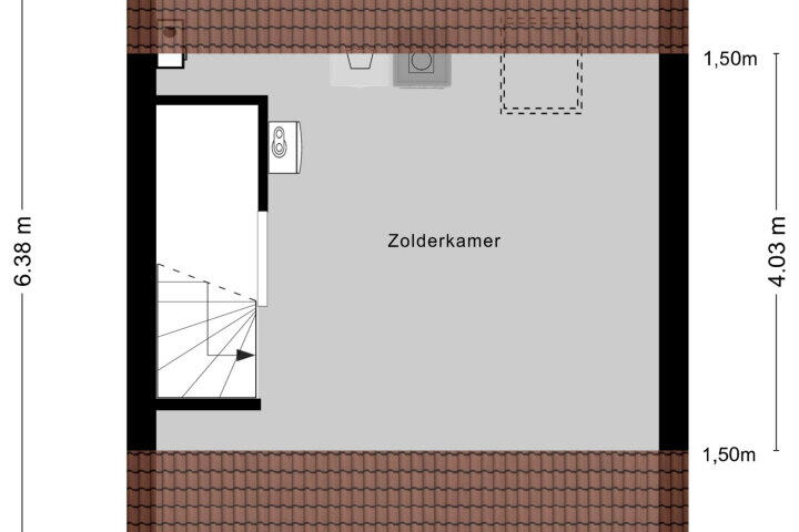 Plattegrond – Sandershoeve 18, Veghel