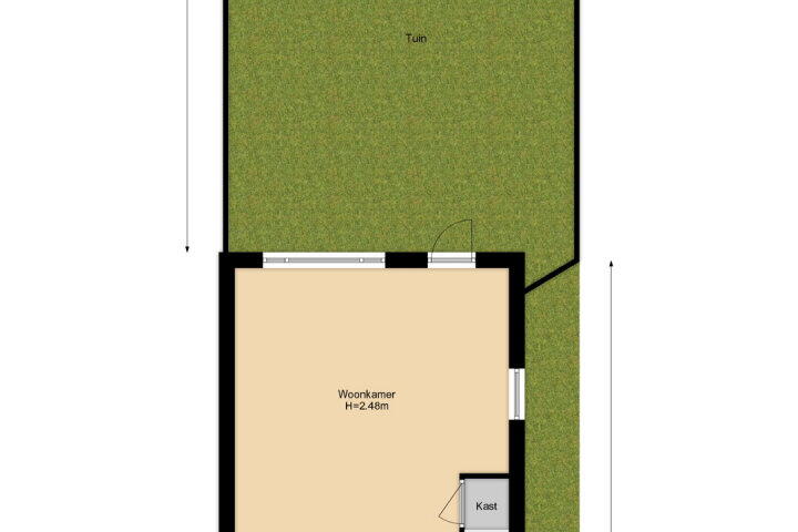Plattegrond – Sartrezijde 42, Zoetermeer