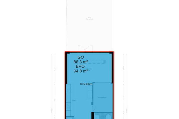 Plan – Sassenheimstraat 66 H, Amsterdam