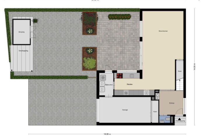 Plattegrond – Savelsbosch 25, Maastricht