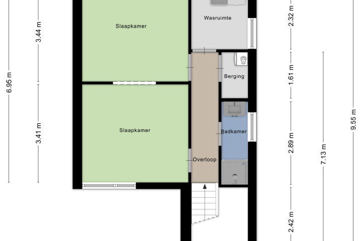 Plattegrond – Savelsbosch 44, Maastricht
