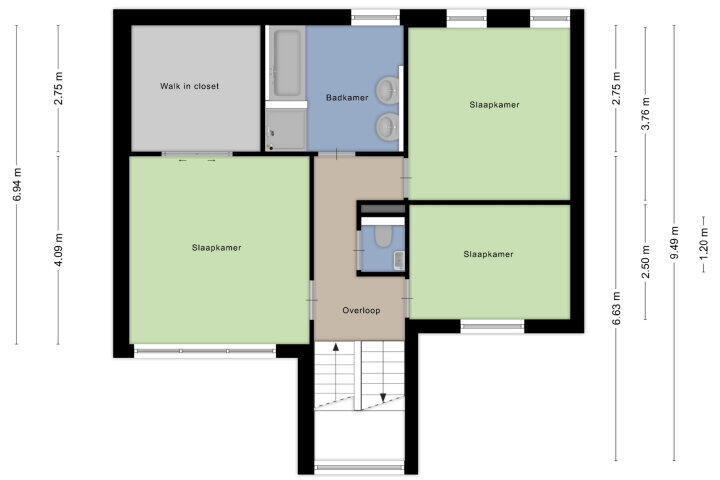 Plattegrond – Savelsbosch 60, Maastricht