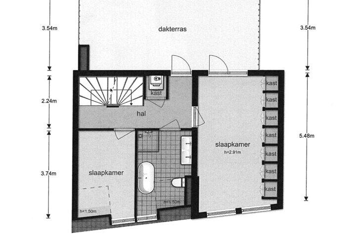 Plattegrond – Saxen-Weimarlaan - 463, Amsterdam