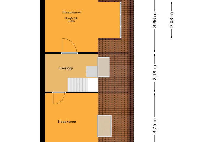 Plattegrond – Saxofoonweg 55, Almere