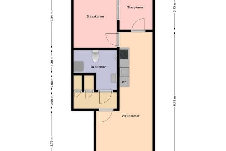 Plattegrond – Scandinaviëkade 49, Almere